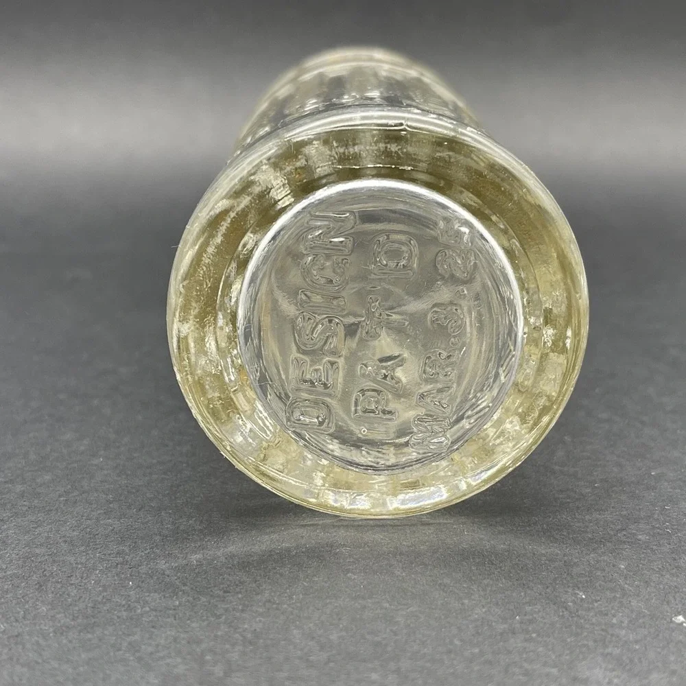 Vintage NEHI Soda Bottle‎ 9 Oz Oakland California Clear Embossed Raised Design